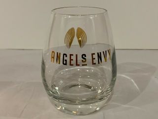 Angels Envy Gold Trimmed Bourbon Whiskey Taster Glass
