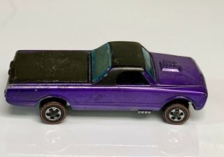 Hot Wheels Redline 1967 Purple Custom Fleetside Complete
