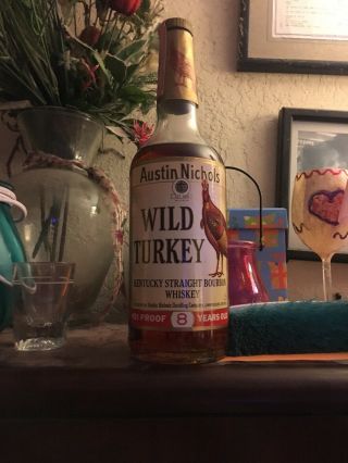 1977 Austin Nichols Wild Turkey Kentucky Straight Bourbon Whiskey 101 & 868 Ad