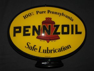 Pennzoil Oval Gas Pump Globe