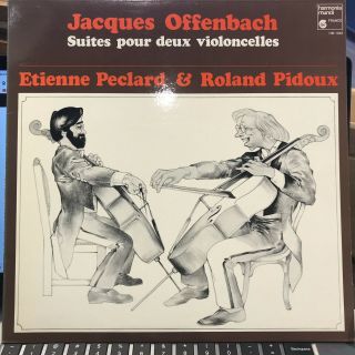 Jacques Offenbach Etienne Peclard Roland Pidoux Suites Pour Deux Violincelles