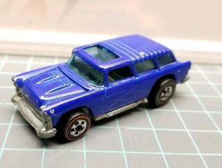 Hot Wheels Redline Chevrolet Alive 55 Classic Nomad Red Line Chevy Dark Blue 73