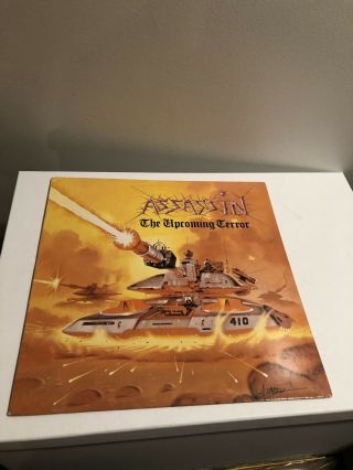Assassin - The Upcoming Terror Lp Vinyl 1st Press Thrash Metallica Slayer