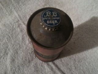 B and B special cone top Beer can 6