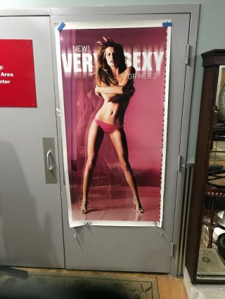 Rare 30” X 60” Victorias Secret Gisele Bundchen Model Sexy Poster