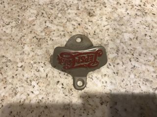 Vintage Starr Stationary Wall Mounted Pepsi - Cola Bottle Opener Brown Co