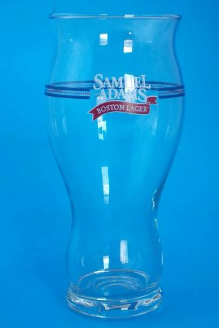 Samuel Adams Boston Lager " Take Pride In Your Beer " Large Glass 7 - 1/4 " Tall
