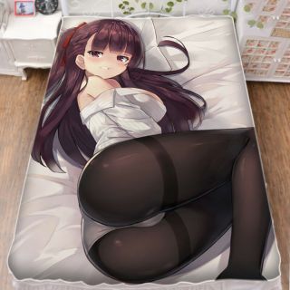 Hot Anime Girls Frontline Bed Sheet Hd Bedspread Blanket Velvet Otaku Coser Rr3