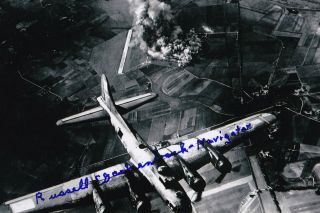 Russell Gackenbach Signed 4x6 Inch Photo Ww2 Necessary Evil Navigator Hiroshima