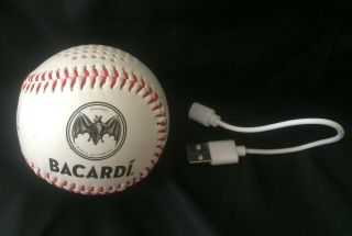 Bacardi Promotional Baseball Speaker Bluetooth Promo Rum Fun Outdoors Music