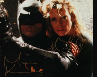 Michael Keaton - Kim Basinger Hand Signed Autographed Photo W/coa - Batman