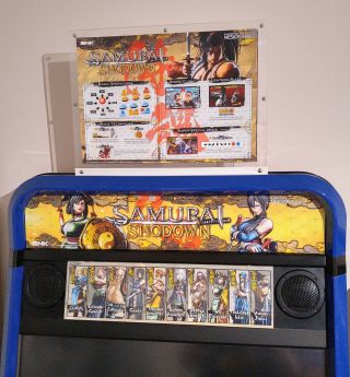 Neo Geo Samurai Shodown 2019 Marquee Art Set For Taito Vewlix Cabinet Snk Ps4