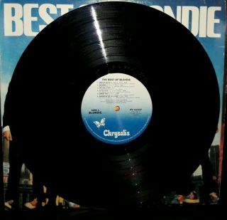 BLONDIE - The Best Of Blondie - VG/VG Vinyl LP - 1981 Chrysalis - Debbie Harry 4