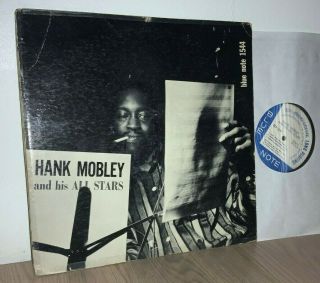 Hank Mobley And His All Stars Blp 1544 Blue Note 47 West 63rd Vinyl Lp