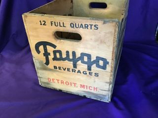 Faygo Beverages Wood Crate Feigenson Brothers Detroit I ' ll Take Red Pop 3