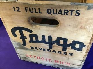 Faygo Beverages Wood Crate Feigenson Brothers Detroit I ' ll Take Red Pop 7