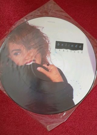 Vinyl Record 12” Pic Disc Belinda Carlisle Circle In The Sand (w) 49