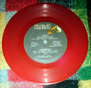 Abba Chiquitita Uruguay 7 " Sung In Spanish Rca Red Wax W/hard Pops Price