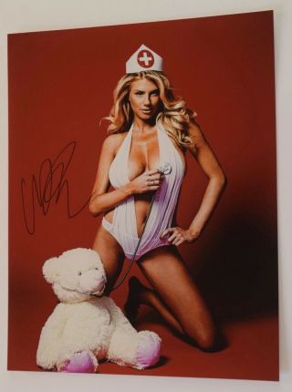 Charlotte Mckinney Signed Autographed 11x14 Photo Sexy Hot Model Vd