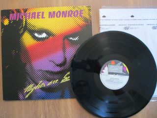 Hanoi Rocks - Michael Monroe - Nights Are So Long Lp Og 1987 Glam 80s Hair Metal