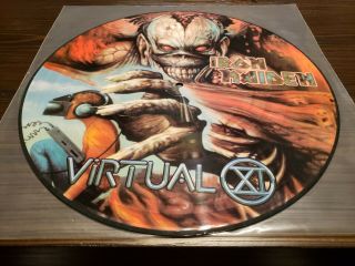 Rare Iron Maiden Virtual Xi Picture Disc Record Judas Priest Metal Rock