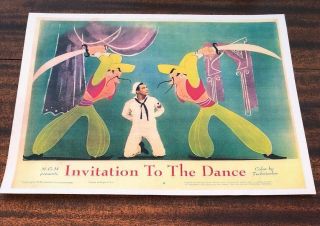 M - G - M Gene Kelly Invitation To The Dance MOVIE Poster Photo MGM STUDIOS 14X11 5