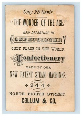 1870 ' s Collum & Co ' s Patent Candy 
