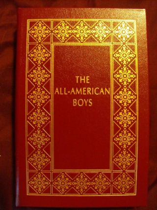 The All - American Boys Leather Bound Signed Edition By Walter Cunningham