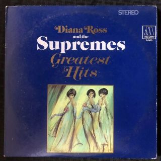 The Supremes Greatest Hits 1967 Album Motown 1st Press - Ex With Insert Posters