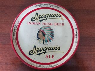 Iroquois Beverage Co Buffalo Ny Beer Ale Serving Tray By American Can Co.