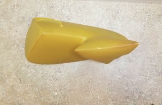 Jonathan Adler Cat Stoneware Yellow Mustard Lying Siamese Cat MCM Style 3