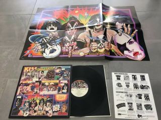 Lp Kiss Unmasked W/ Poster And Insert 1980