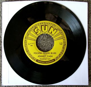 Johnny Cash - Sun 232 Folsom Prison Blues/so Doggone Lonesome Exc