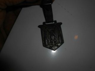 1930 ' s PEPSI:COLA ADDRESS IDENTIFICATION KEYCHAIN FOB or WATCH FOB w/I.  D.  NUMBER 3