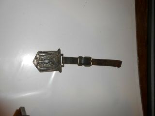 1930 ' s PEPSI:COLA ADDRESS IDENTIFICATION KEYCHAIN FOB or WATCH FOB w/I.  D.  NUMBER 4