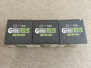 Geeki Tikis Mini Tiki Mugs TMNT Set Of Three 2