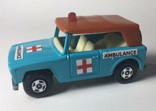 Phantom Matchbox Lesney 18 Rare Custom Ambulance Field Car.