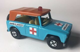 Phantom Matchbox Lesney 18 Rare Custom Ambulance Field Car. 4