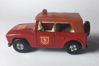 Phantom Matchbox Lesney 18 Rare Custom Fire Chief Field Car.