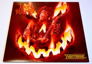 1986 Fastway - Trick Or Treat Promo Lp Vinyl Soundtrack Ost Horror Motorhead Nm
