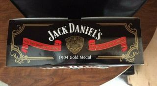 JACK DANIELS 1904 GOLD MEDAL SERIES 1ST ED GIFT SET WITH 4 GLASSES 1.  75 LITER 2