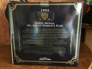 JACK DANIELS 1904 GOLD MEDAL SERIES 1ST ED GIFT SET WITH 4 GLASSES 1.  75 LITER 3