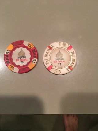 Trump Taj Mahal Obsolete Out Of Business Casino Chips