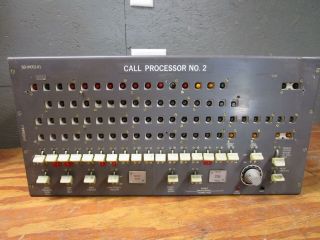 Vintage Call Processor No.  2 Telephone Switchboard Intercom System Sd - Ih052 - 01