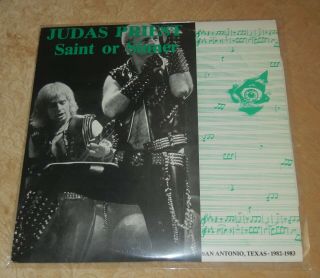 Judas Priest Saint Or Sinner San Antonio Texas 1982 - 1983 / Never Played
