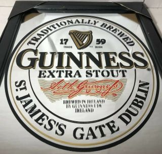Guinness Beer Vintage Sign Mirror St.  James Gate Dublin Ireland 2