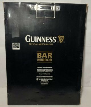 Guinness Beer Vintage Sign Mirror St.  James Gate Dublin Ireland 3