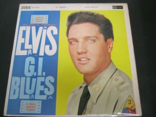 Vinyl Record Album Elvis Presley G.  I.  Blues (166) 6
