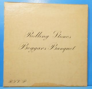 Rolling Stones Beggars Banquet Lp 1968 Press Vg,  /vg A