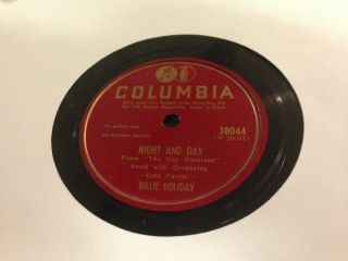 Billie Holiday - Gloomy Sunday/Night & Day (V,  78,  Columbia 38044) 2